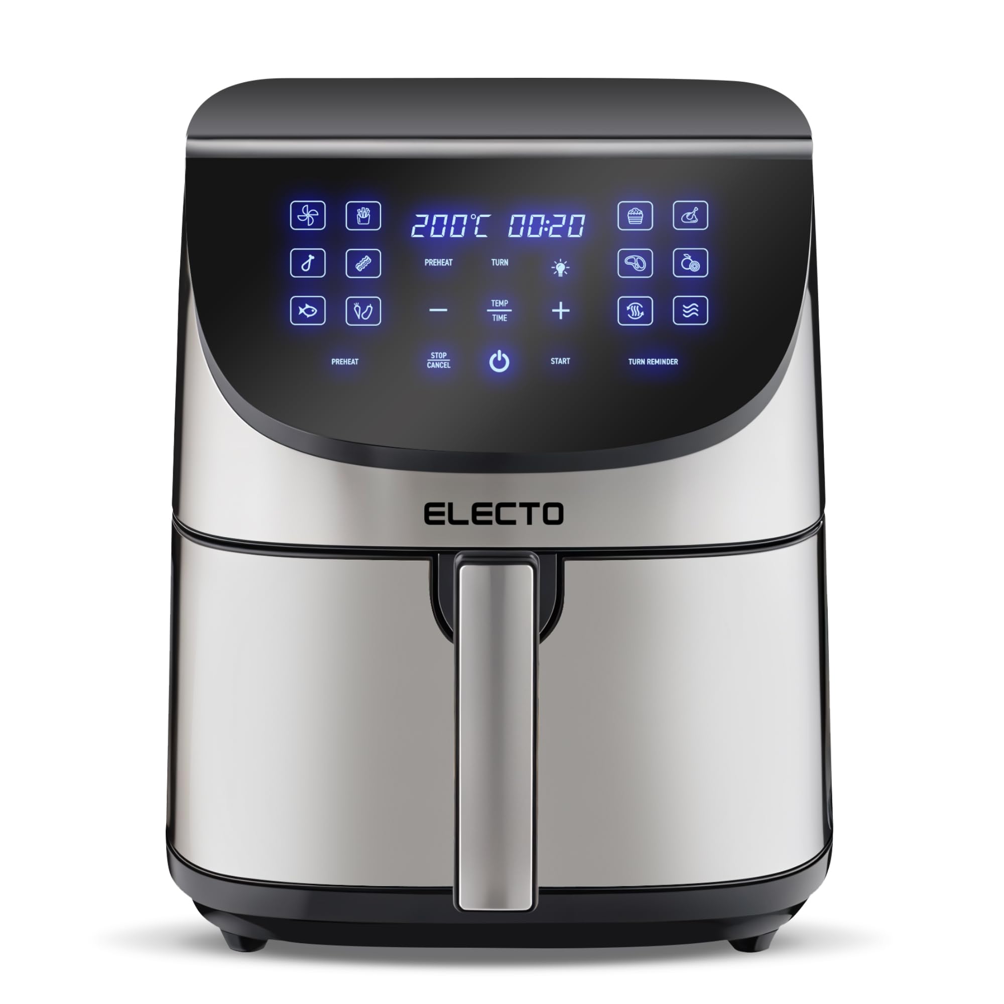 FRYTKOWNICA BEZTŁUSZCZOWA AIR FRYER FRYTOWNICA DUŻA 8L 2000W DUŻA MISA XL