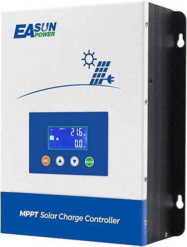 POWLAND Controlador de carga solar MPPT de 80 A, 12 V24 V36 V48 V, entrada máxima 150 V regulador de pantalla LCD controlador de carga inteligente