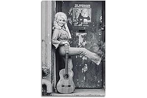 Vintage Dolly Parton Poster Country Music Album Cover Art Print Home Decor