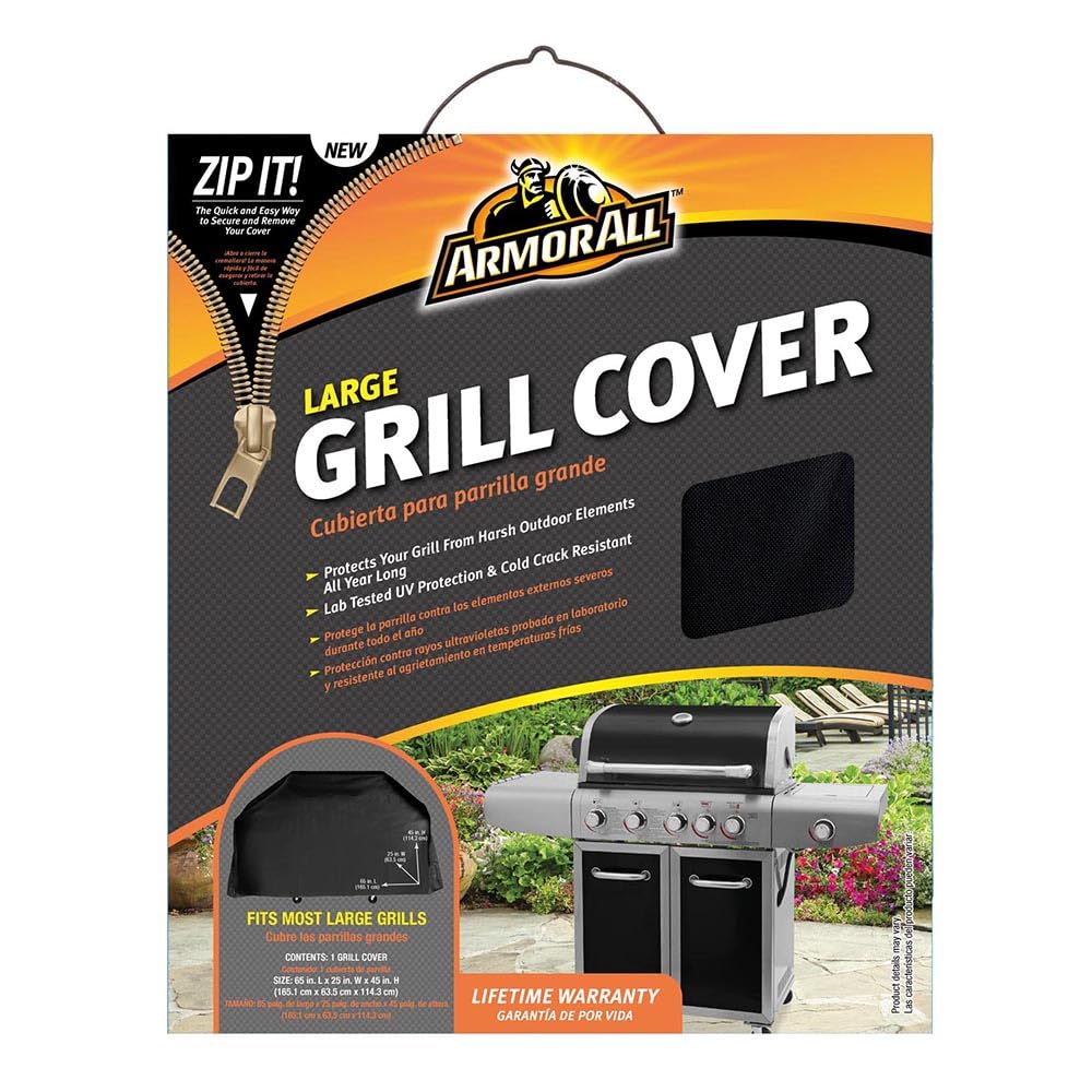 Armor All Large Grill Cover (65" L x 25" W x 45" H)