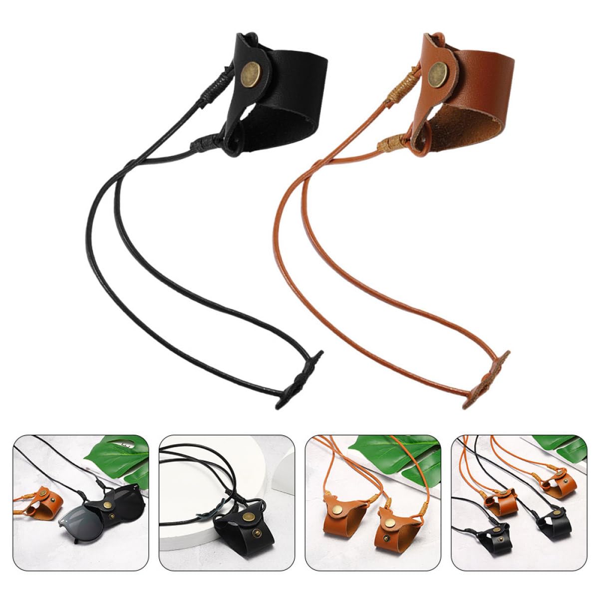 VALICLUD Occhiali Custodia Per Occhiali Maschera Luce Fermaocchiali Blocco Occhiali Smart Portaocchiali Catene Portaocchiali Collana Per Donne Lente Regolabile