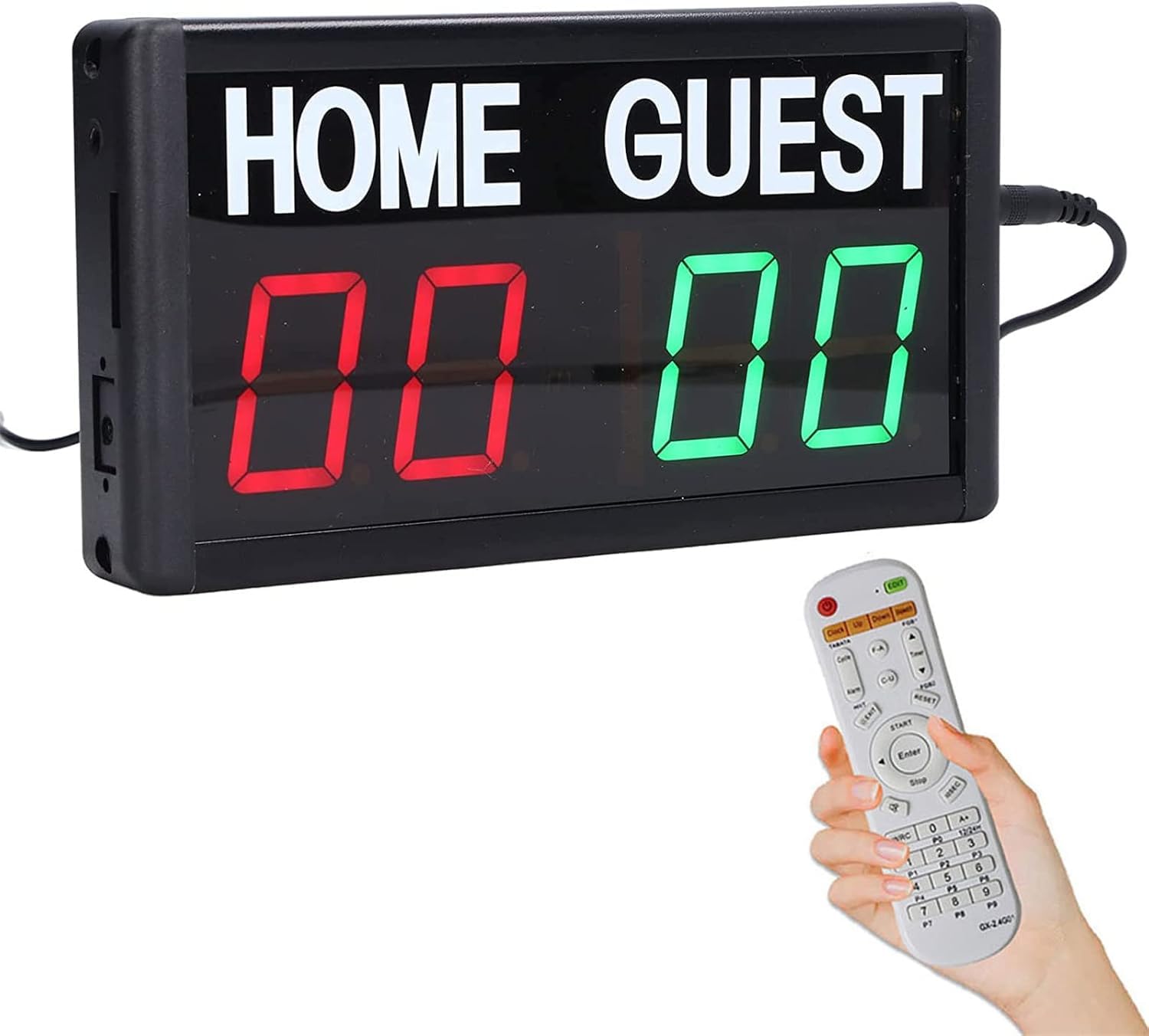 YNIYUJKL Led Electronic Scoreboard, With 2.4G Remote Control, Countdown And Game Score, Indoor Game Volleyball/Basketball