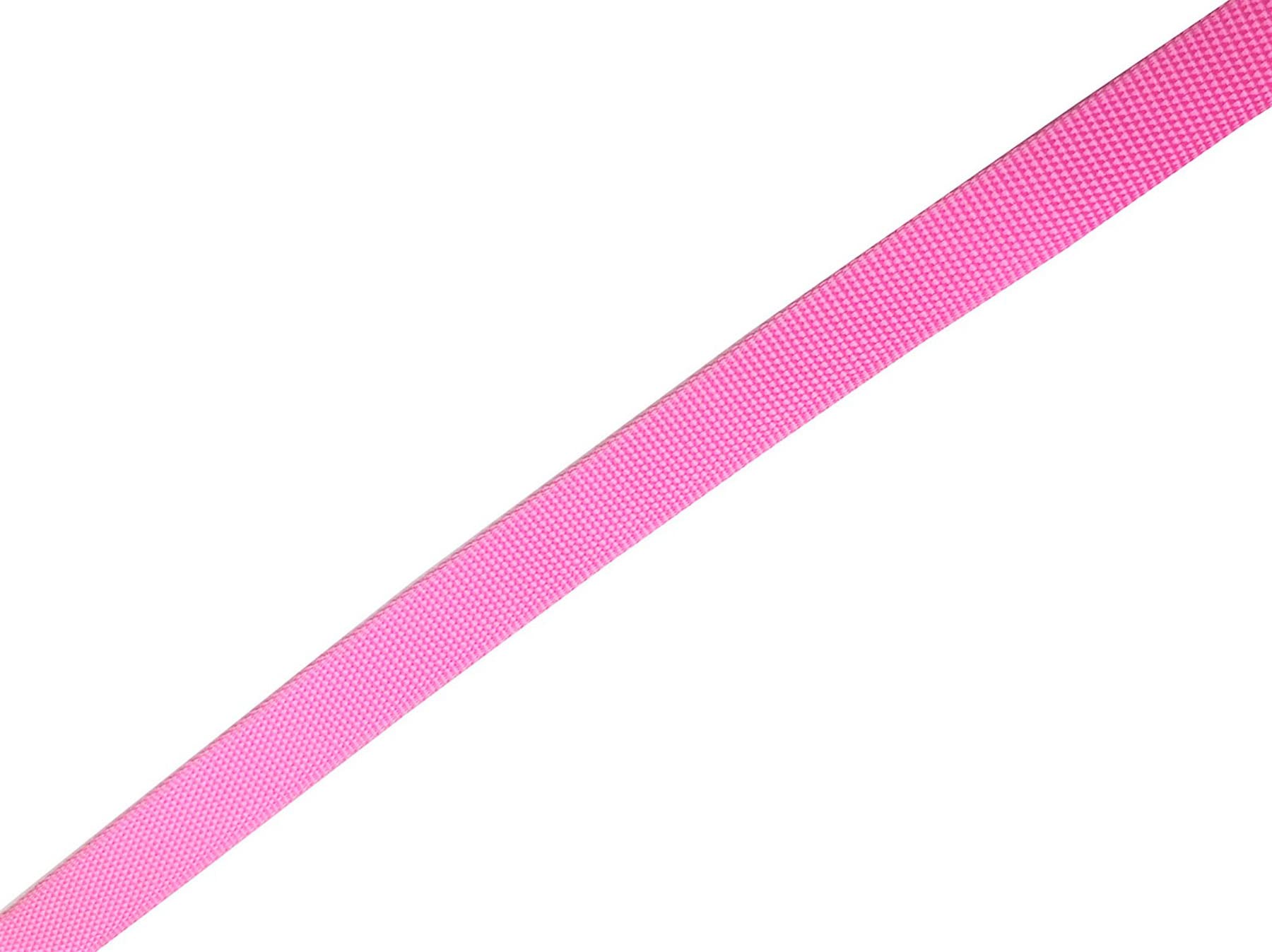 SALO Correa de nailon duradera para perro de 16 pies de largo, correas de entrenamiento para perros medianos y grandes, 1 pulgada de ancho (rosa)