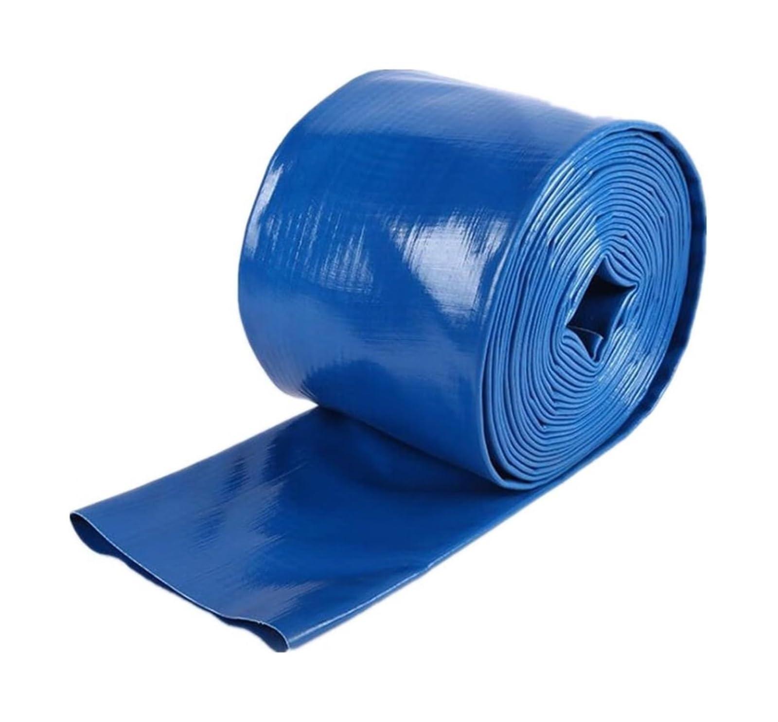 Manguera plana de PVC, Manguera revestida de la descarga del agua Layflat PVC for pulgada los 20-50m retrolavado 1-10 piscina(20m,10-inch)