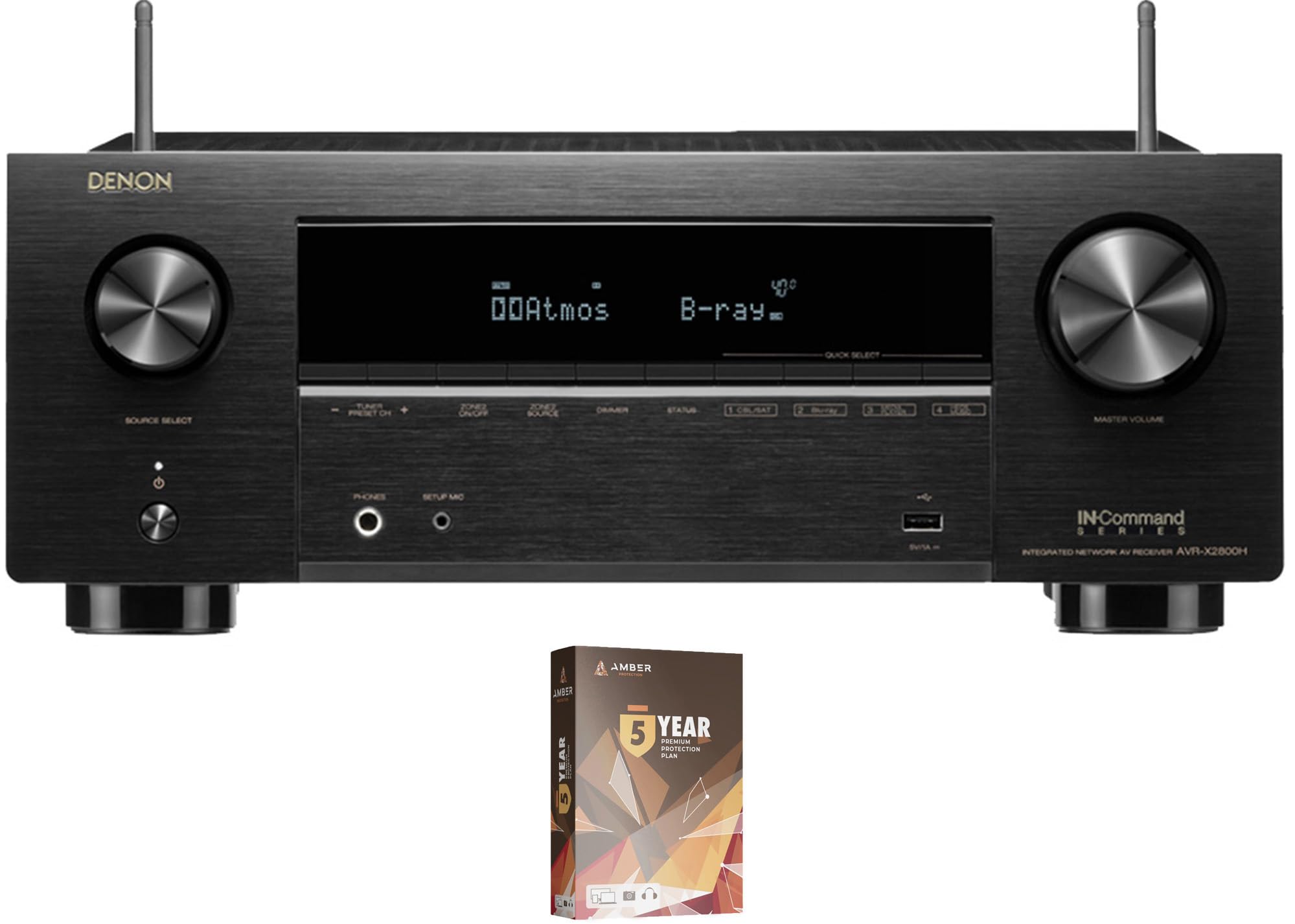 DENON AVアンプAVR-X2800H Amazon.com: Denon AVR-X2800H 7.2 Ch Receiver - 8K UHD Home