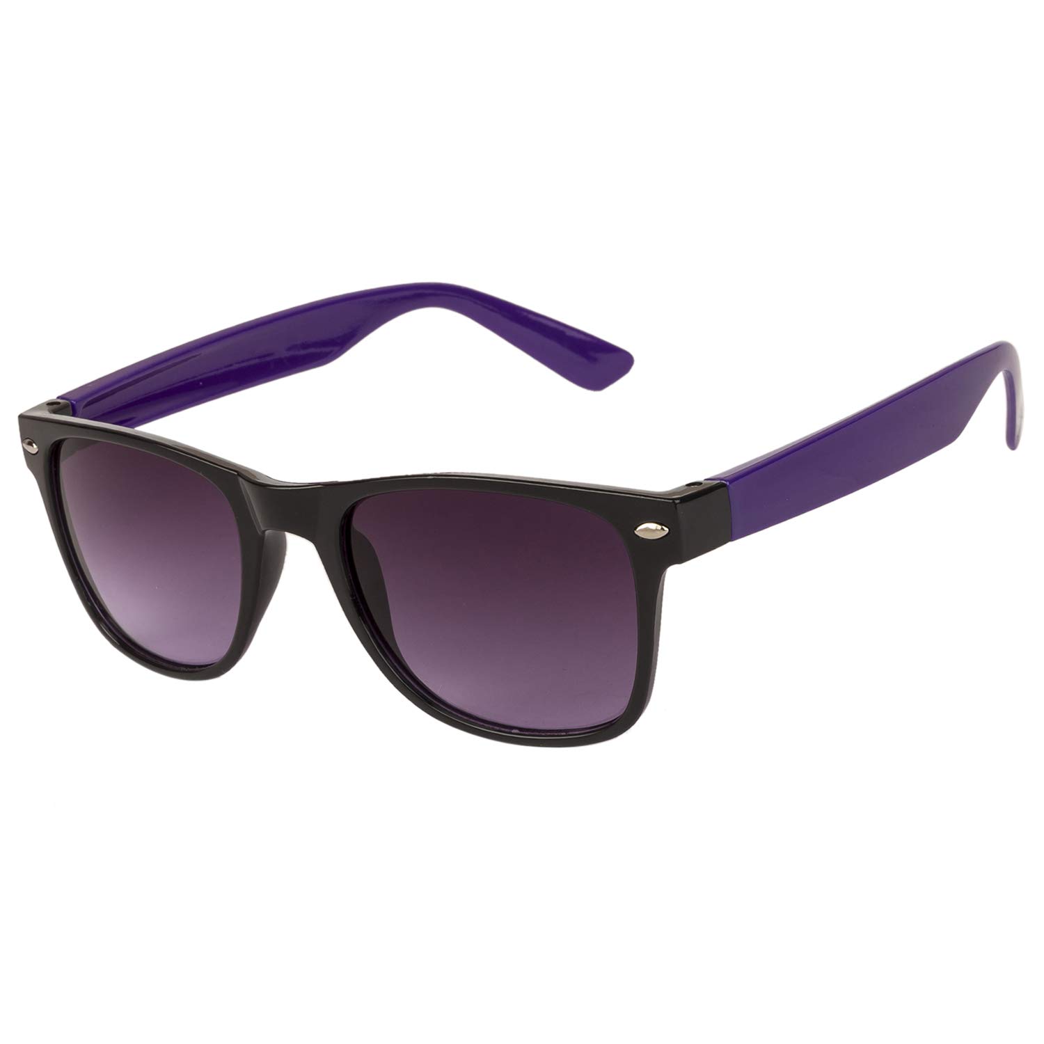 ARZONAI Flynn Wayfarer Purple-Black UV Protection Sunglasses For Men & Women |MA-980-S1| ARZONAI Flynn Wayfarer Purple-Black UV Protection Sunglasses For Men & Women |MA-980-S1|