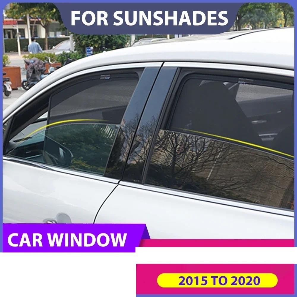 Parasoles Magnéticos Para Ventanas Coche Con Imán Incorporado Para Hyundai Para Tucson 2015-2020 Parasol Coche Magnético(2PCS FRONT)
