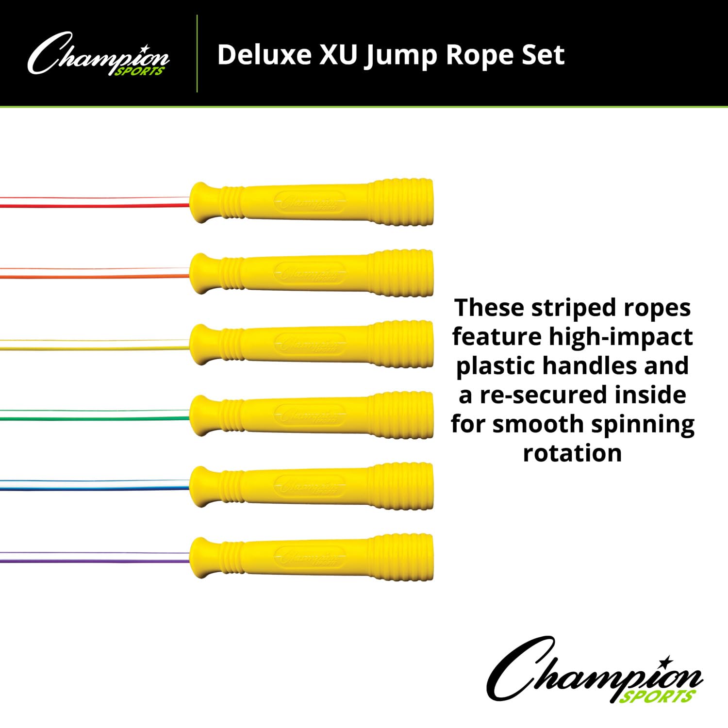 Champion Sports Deluxe XU winylowy zestaw skakanek - w wielu długościach