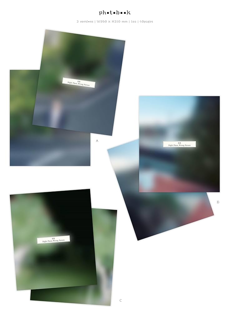 RM 『RIGHT PLACE, WRONG PERSON』 レコード RIGHT PLACE, WRONG PERSON (LP)/RM (BTS)/モーゼス・サムニー