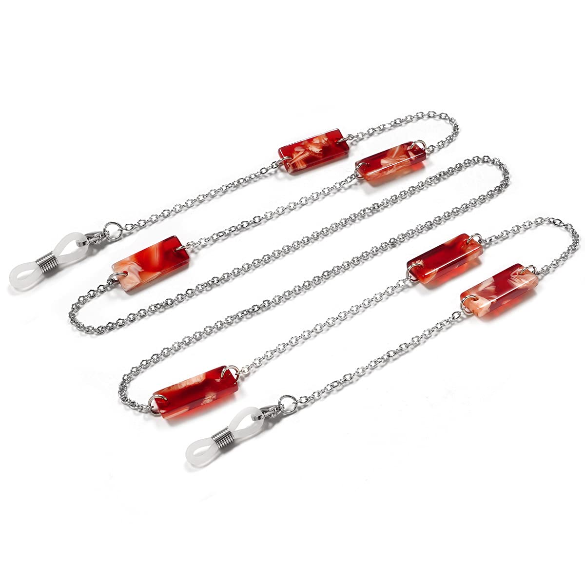 Cadena de gafas, cadena de gafas para mujeres, Cadillas de gafas de sol Cadena de correa for la correa de la gafas Cadena de cable de la cadena del cuello Cadena de retención for mujeres for mujeres(R