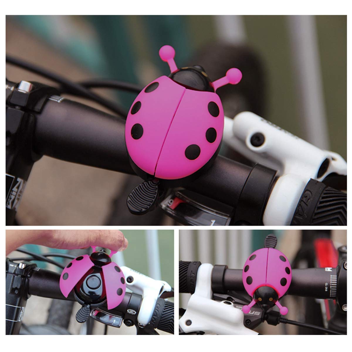 Bike Bell Ring for Kids Boys Girls Bicycle Bell Horn for Children Bicycle (Pink)