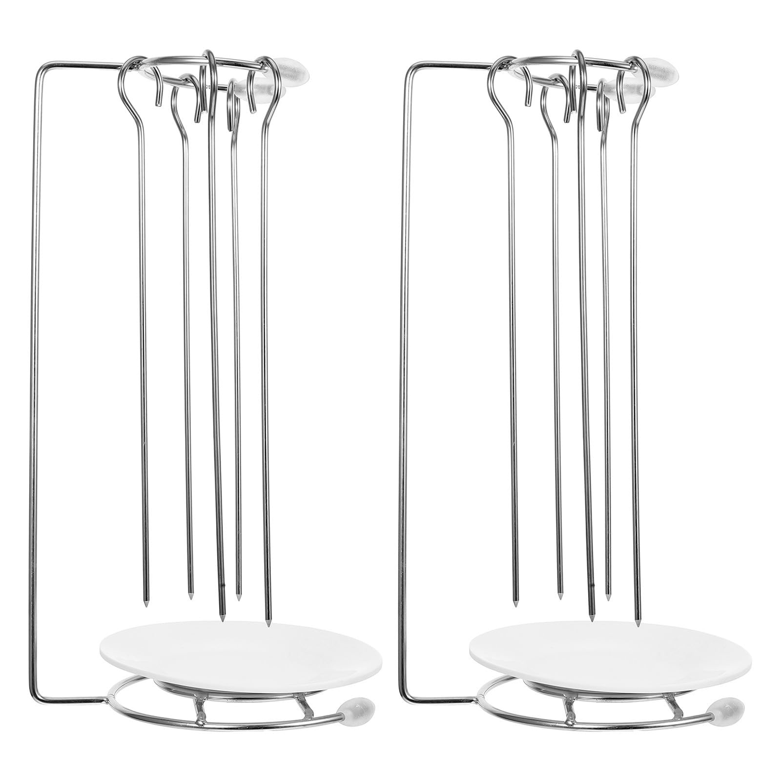 Support Suspendu pour Barbecue, 2 Ensembles, Acier Inoxydable