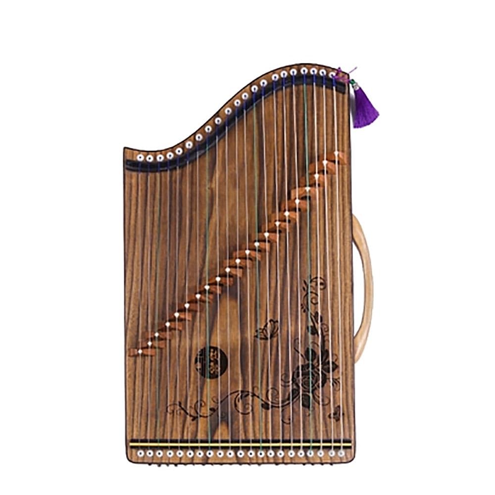 Przenośny mini instrument muzyczny Guzheng dla początkujących, profesjonalna praktyka palców, 21-strunowa wersja kodowa trener podstrunnicy