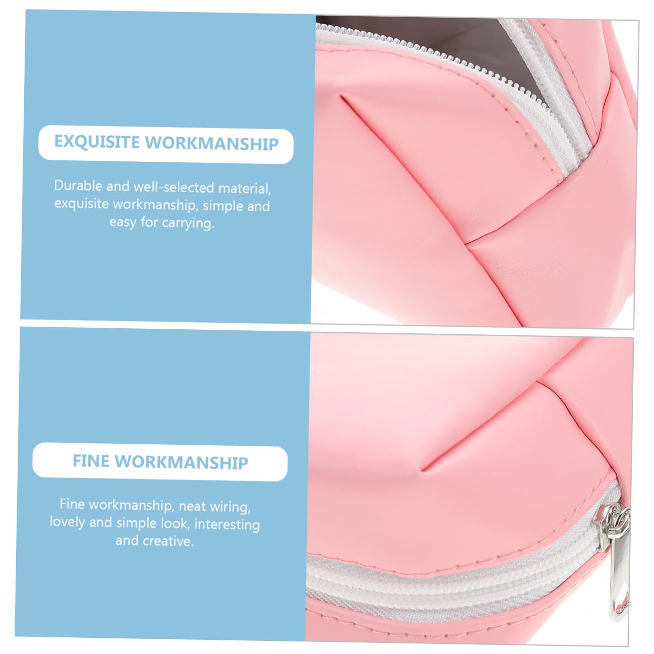Mipcase 5pezzi Borsa Cosmetica Con Cerniera Per Viaggio Pochette Portatile Per Trucco e Accessori Femminili Facile Da Trasportare e Pulire