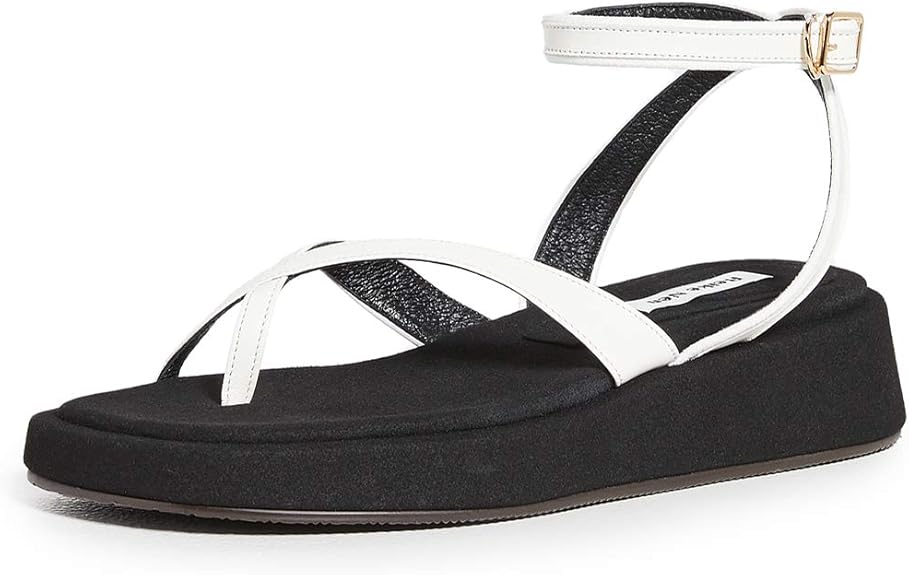 Amazon.com | REIKE NEN Women's X Ankle Strap Platform Sandals | Platforms & Wedges