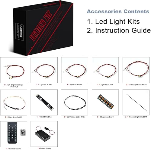 Miniatura 3 de BrickBling Luz LED para Lego Ahsoka Tano T-6 Jedi Shuttle Playset (sin modelo), luces de control remoto compatibles con Lego 75362, gran sorpresa