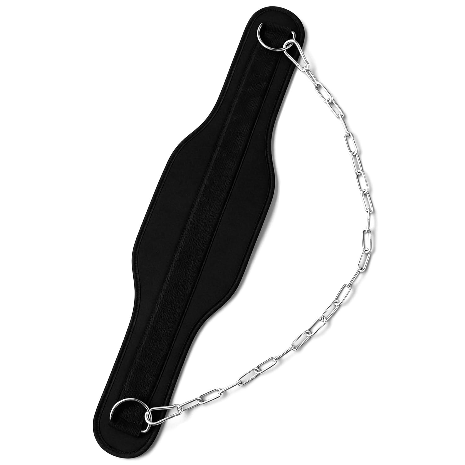 Cinto com corrente de 76 cm, cinto de peso para puxar para cima, agachamento e