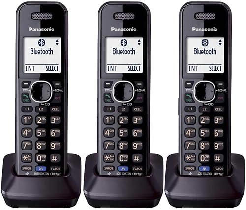 Panasonic KXTGA950B Dect 60 - Teléfono de expansión inalámbrico de 2 líneas 3 unidades