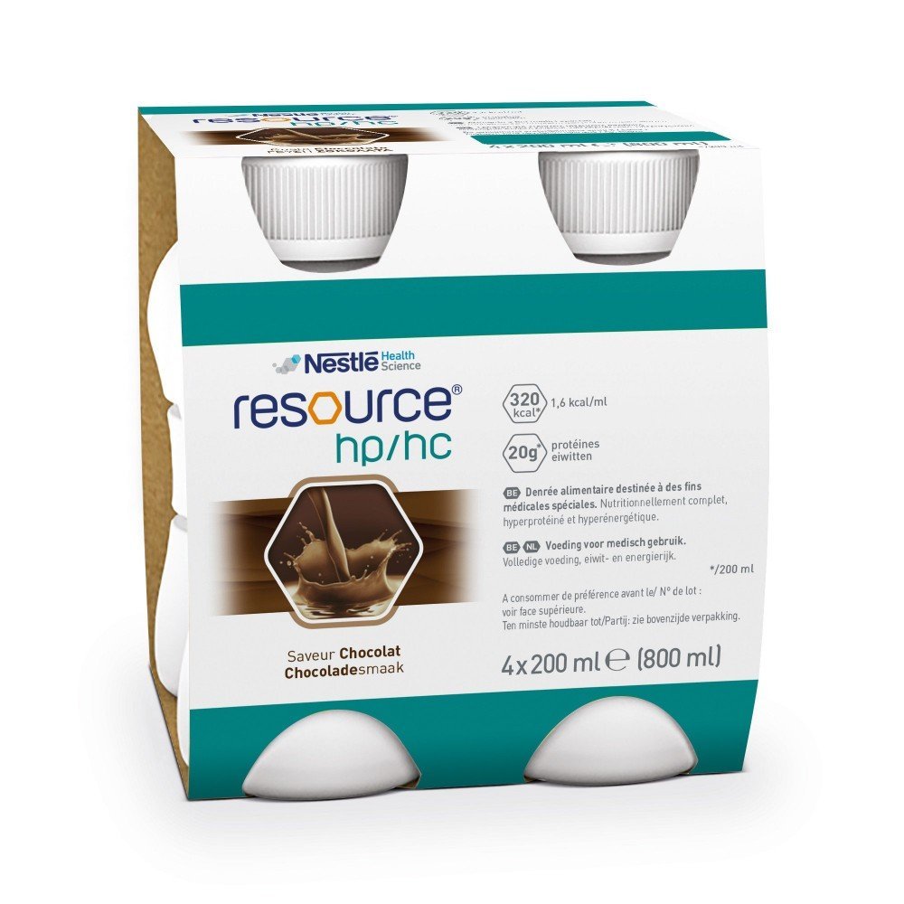Resource Hp/hc Cacao 4x200ml