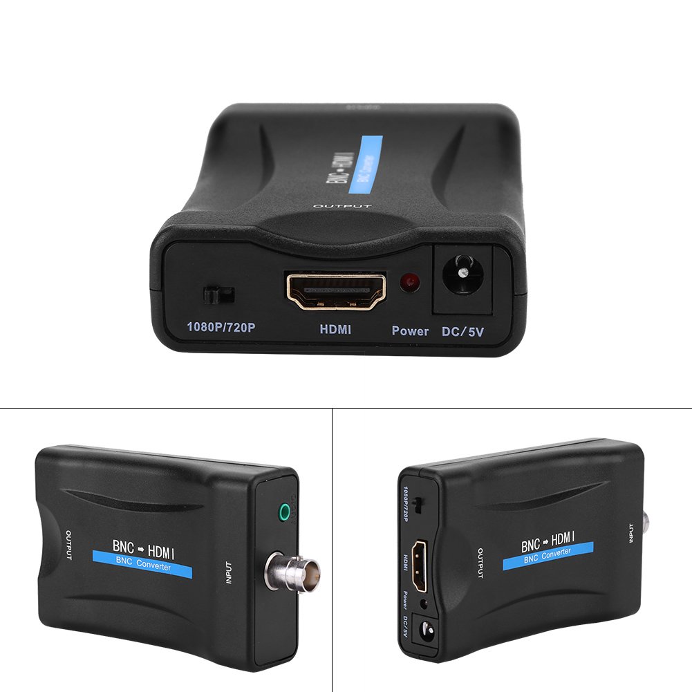 FOSA Moniteur de Surveillance HD 1080P BNC vers HDMI Convertisseur