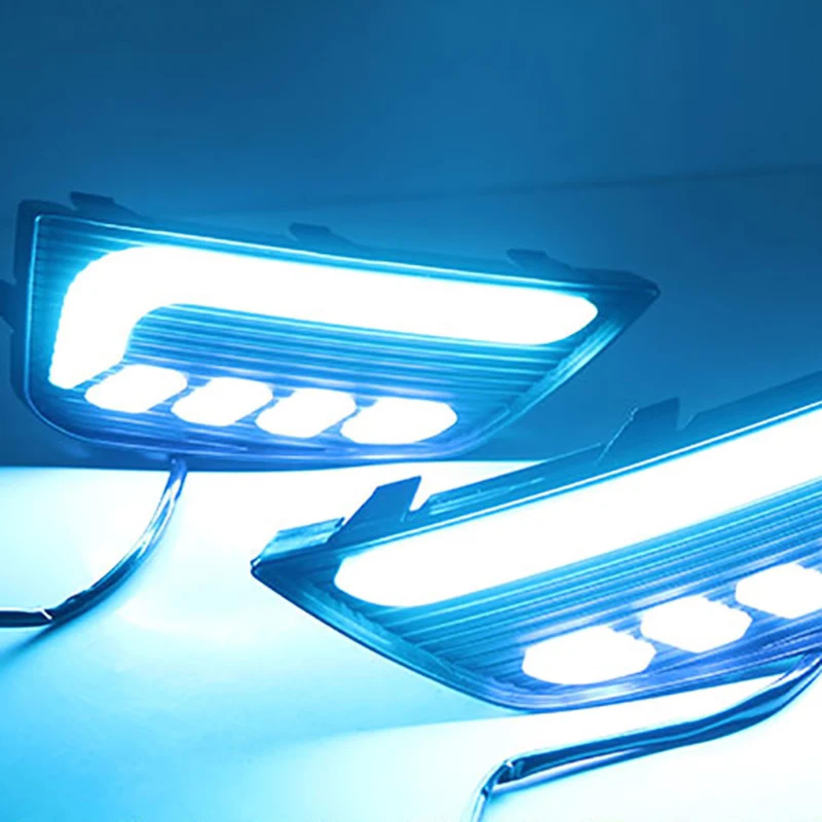 Mistlampen Dla MG6 Dla MG 6 2020 Samochód DRL Osłony lamp przeciwmgielnych Samochodowe światła do jazdy dziennej LED Białe, żółte, niebieskie światła do jazdy