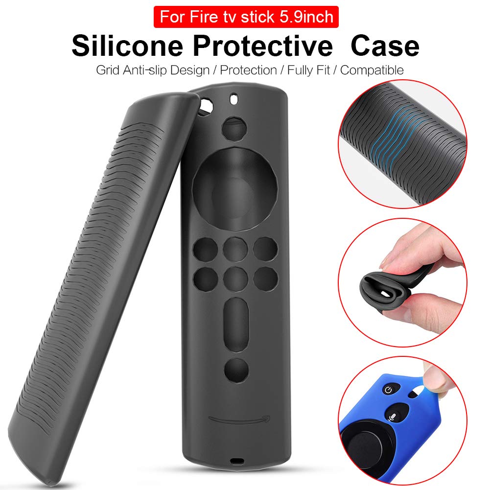 Cubierta Protectora de Control Remoto de Silicona Luminosa para Fire TV Stick 4K / Fire TV (3ra generación) / Fire TV Cube Funda a Prueba de Golpes