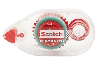 Scotch Double Sided Tape Runner, 0.27 in x 26 ft., Perfect for Holiday Crafts, Gifts, and DIY, 1-Pack