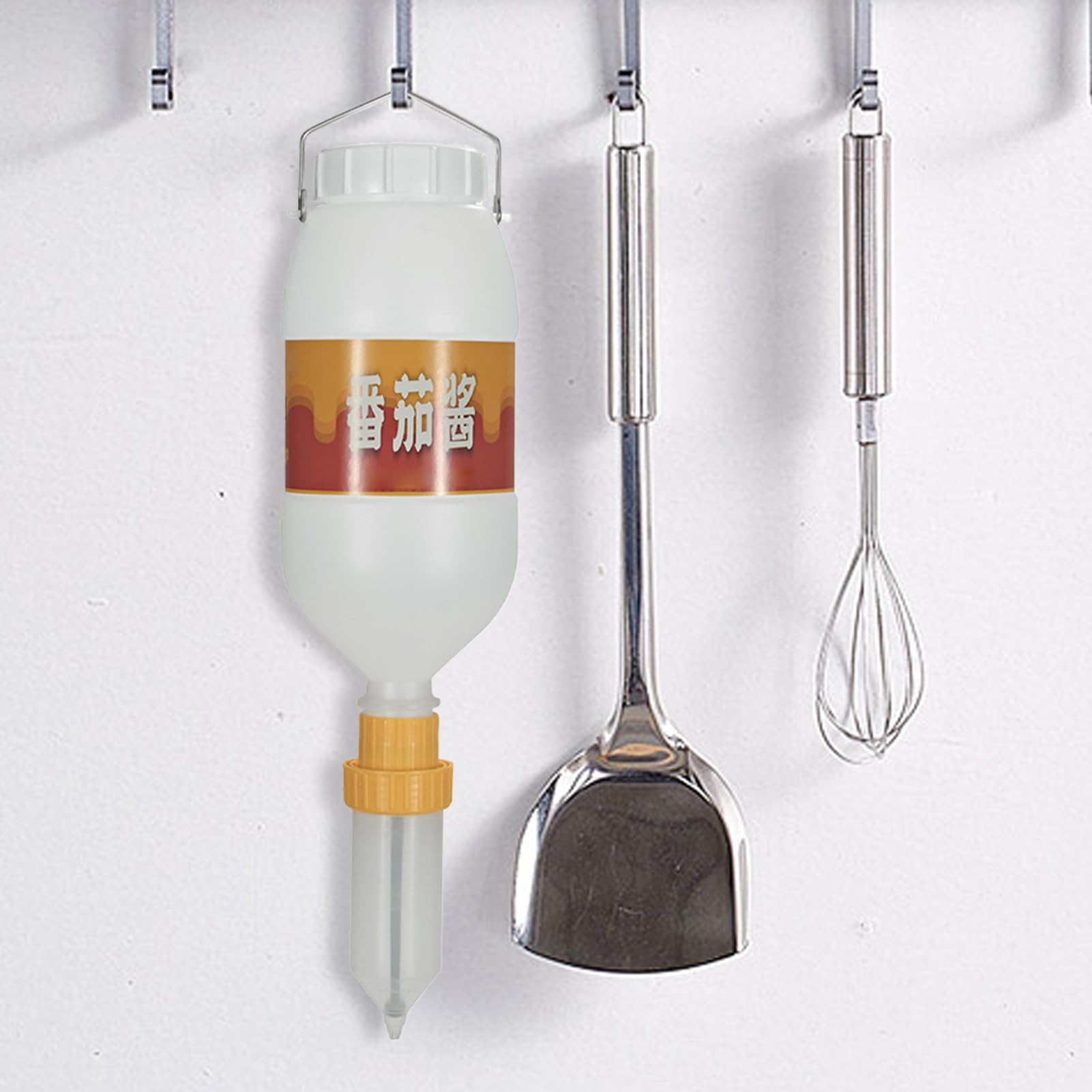 Genérico Dispensador Colgante para Salsa Colgable Sirope Condimentos Aliños