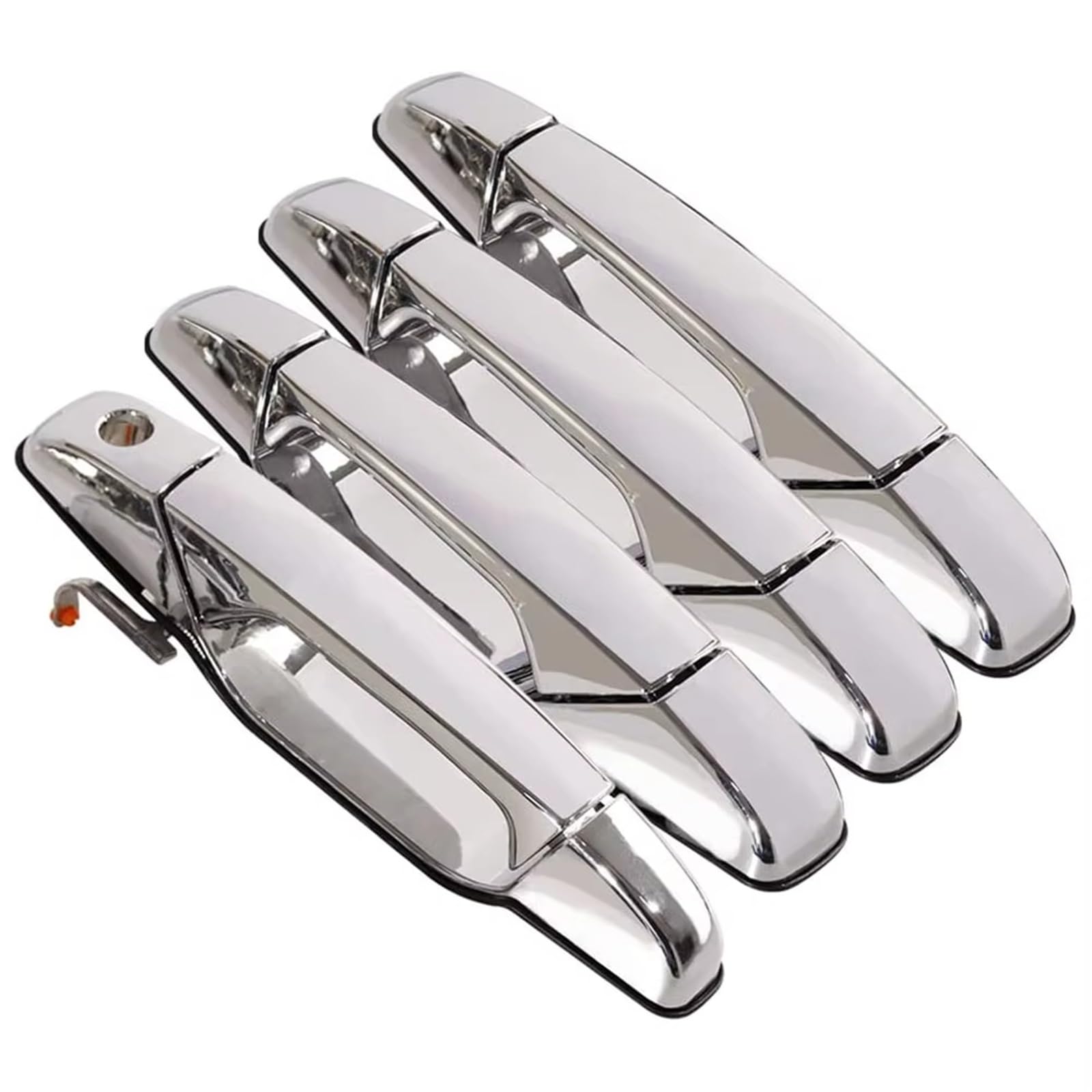 Leryycx Chrome With A Clasp Compatible With Cadillac For Escalade Esv 2007-2014 Front Rear Left Right Exterior Door Handle Oem: Gm1311163 Gm1310163 Gm1521130