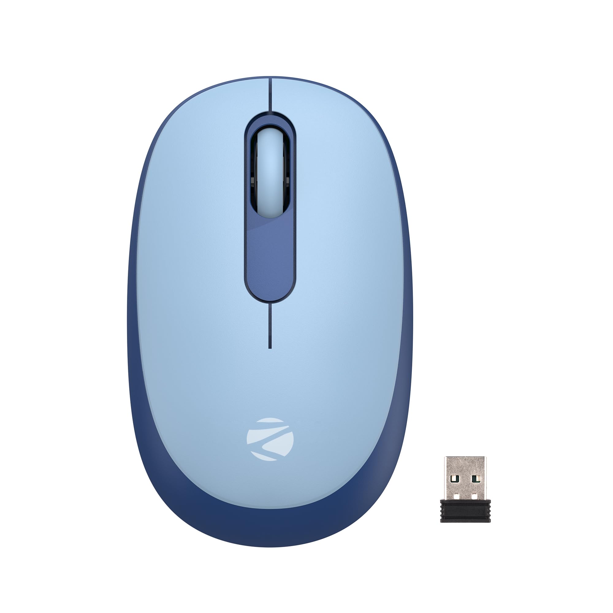 ZEBRONICS Groot Wireless Mouse, Dual Mode (2.4GHz + BT), Upto 1600 DPI, Silent Operation, 3 Buttons, Comfortable & Ergonomic, for Mac | Laptop | Computer, with 2 Years Warranty (Blue)-image-43