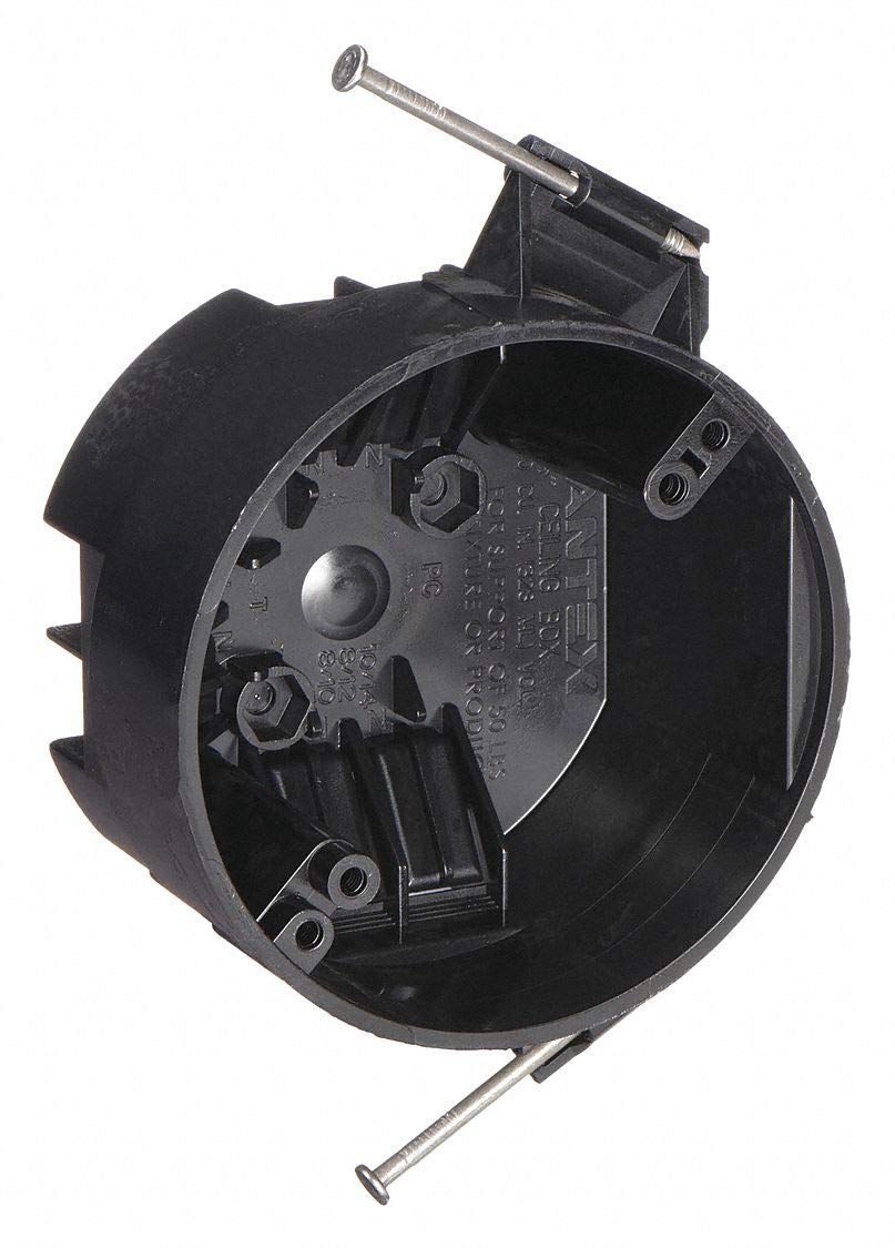 Electrical Box, 3-1/2 in. Round, 20 cu in