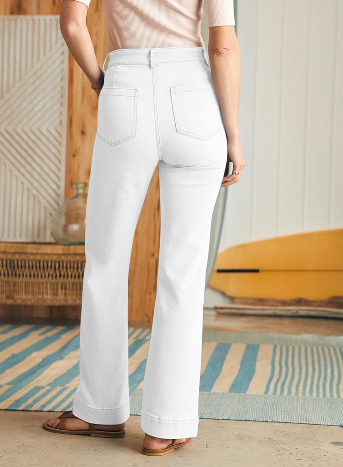 Astylish Women's Wide Leg Jeans High Waisted Stretchy Straight Leg Jeans Loose Trendy Denim Pants with Pocket - Image 4