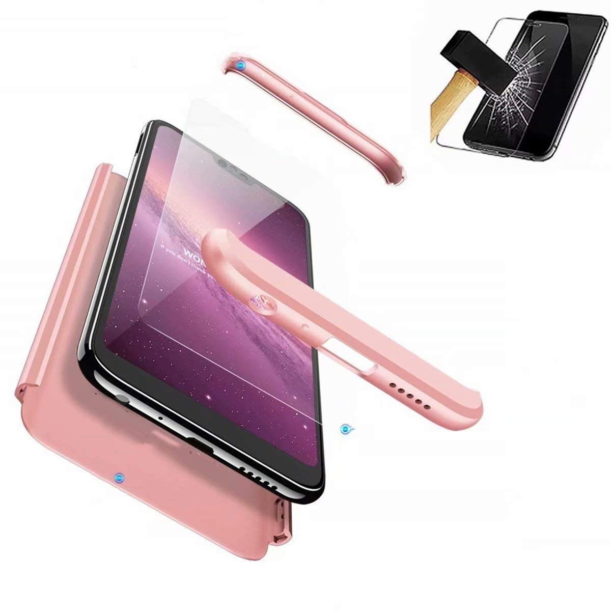 Huocai For Huawei P20 Lite Huawei Nova 3e Case 360 Desertcart INDIA