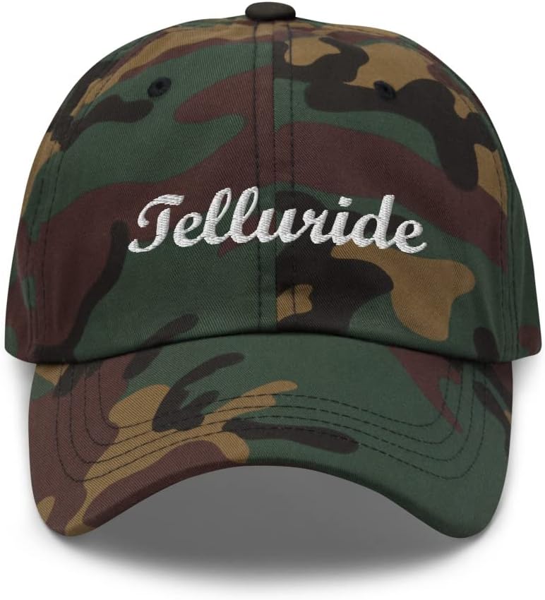 Telluride Hat, Telluride Colorado Hat, Telluride Gifts, Baseball Hat, CO Dad Hat
