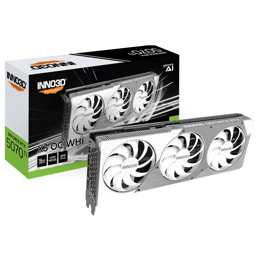 Amazon | Inno3D NVIDIA GeForce pci_e_4 RTX 5070 Ti X3 OC 16GB