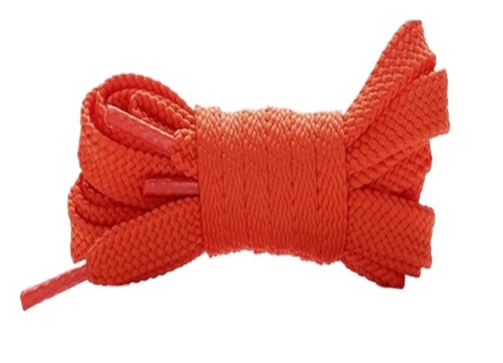 GPDNBIEU Shoelaces, Thickened Shoelaces For Sneakers Flat Shoelace Casual Sports Laces Basketball Shoes Strings(Orange,120cm)