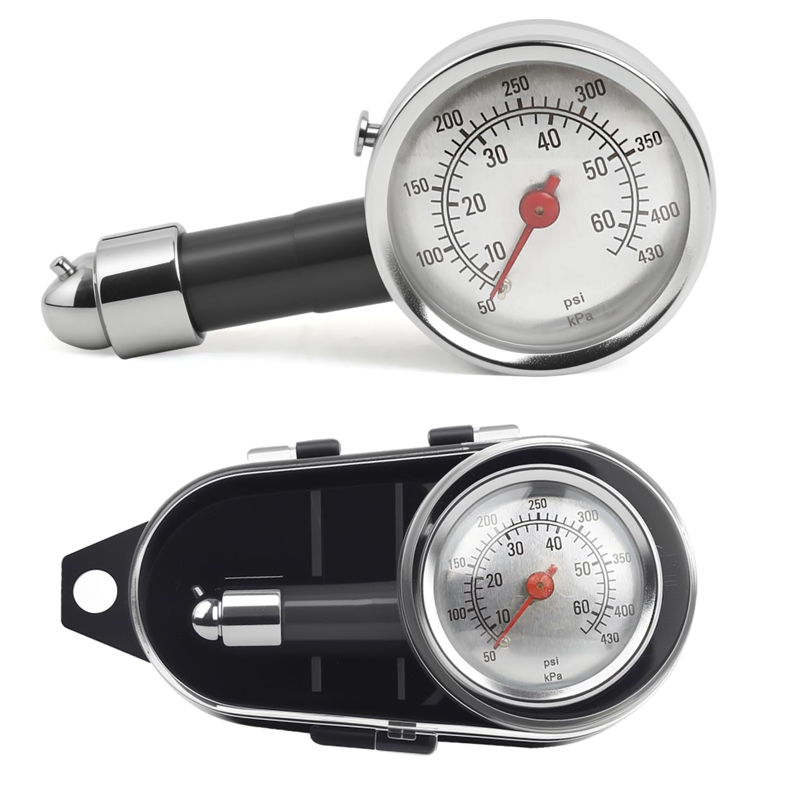 Manometr do opon samochodowych, manometr ciśnienia w oponach, miernik ciśnienia w oponach 0-100 psi do samochodów i motocykli