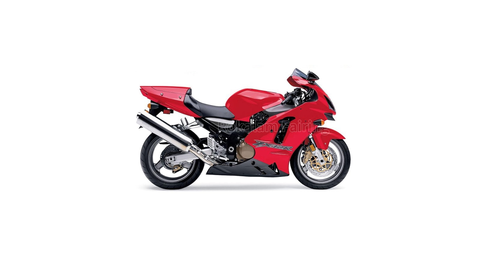 n出品 Amazon | 忍者 適用ZX-12Rレッドブラックフェアリング適用ZX12R