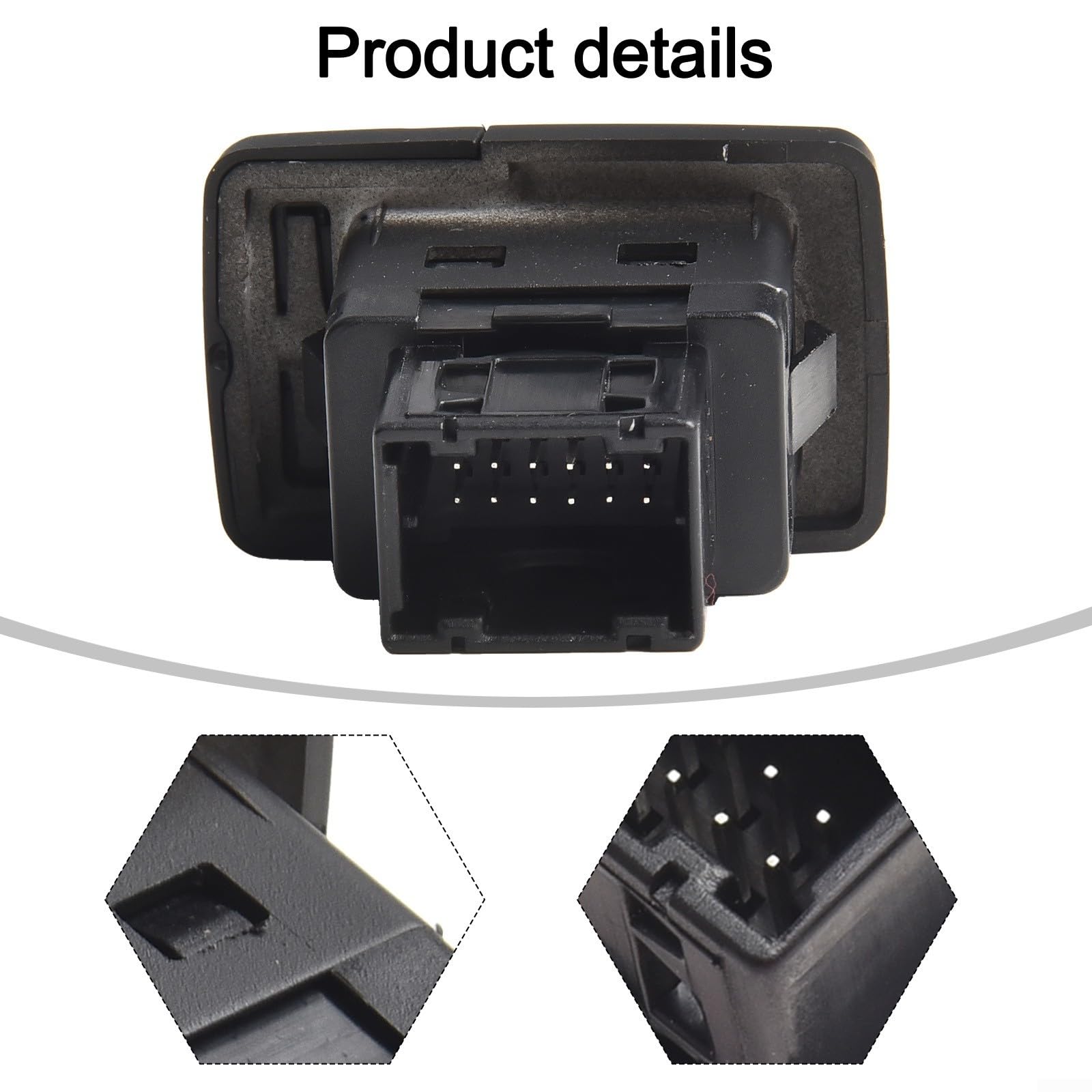 Modulo adattatore AUX lettore multimediale USB per Fiat 500, Panda, Punto, Linea (OEM 735547937) ABS nero aggiornamento audio auto