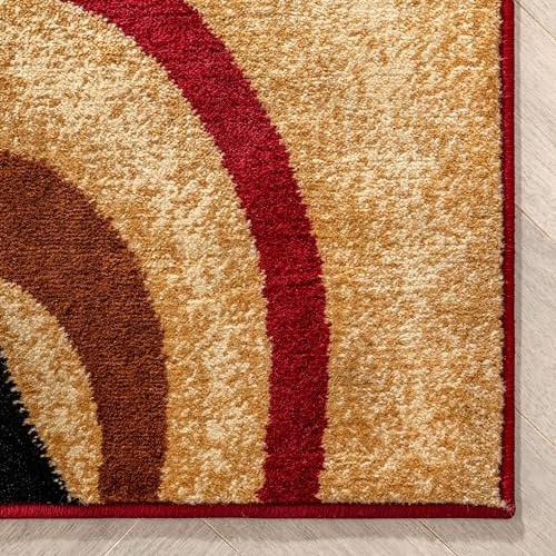 Tapete decorativo Well Woven Barclay rojo 160x99 cm miniatura 5