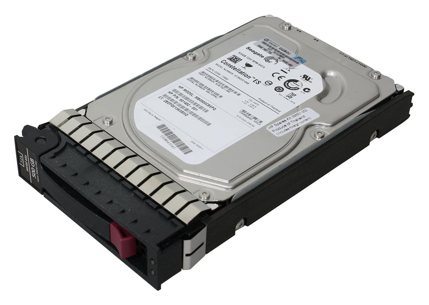 HP HDD 500 Go Serveur 3.5" – Hotplug SATA – Réf 395501-002