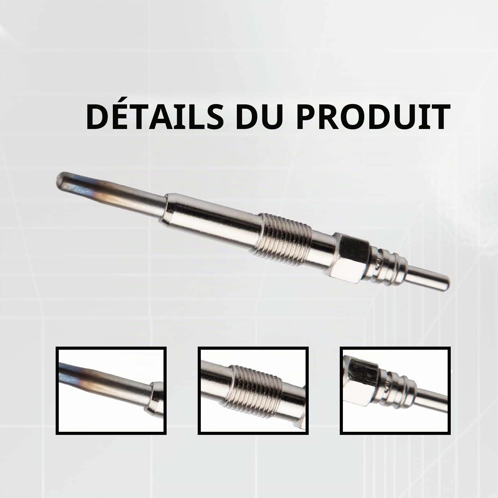 KASturbo Lot de 4 bougies de préchauffage pour Clio 3 Laguna Scenic Trafic | Master Laguna Espace