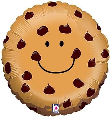 21-Inch Chocolate Chip Cookie Shaped Balloon