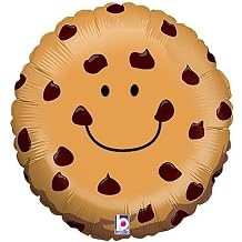 21-Inch Chocolate Chip Cookie Shaped Balloon