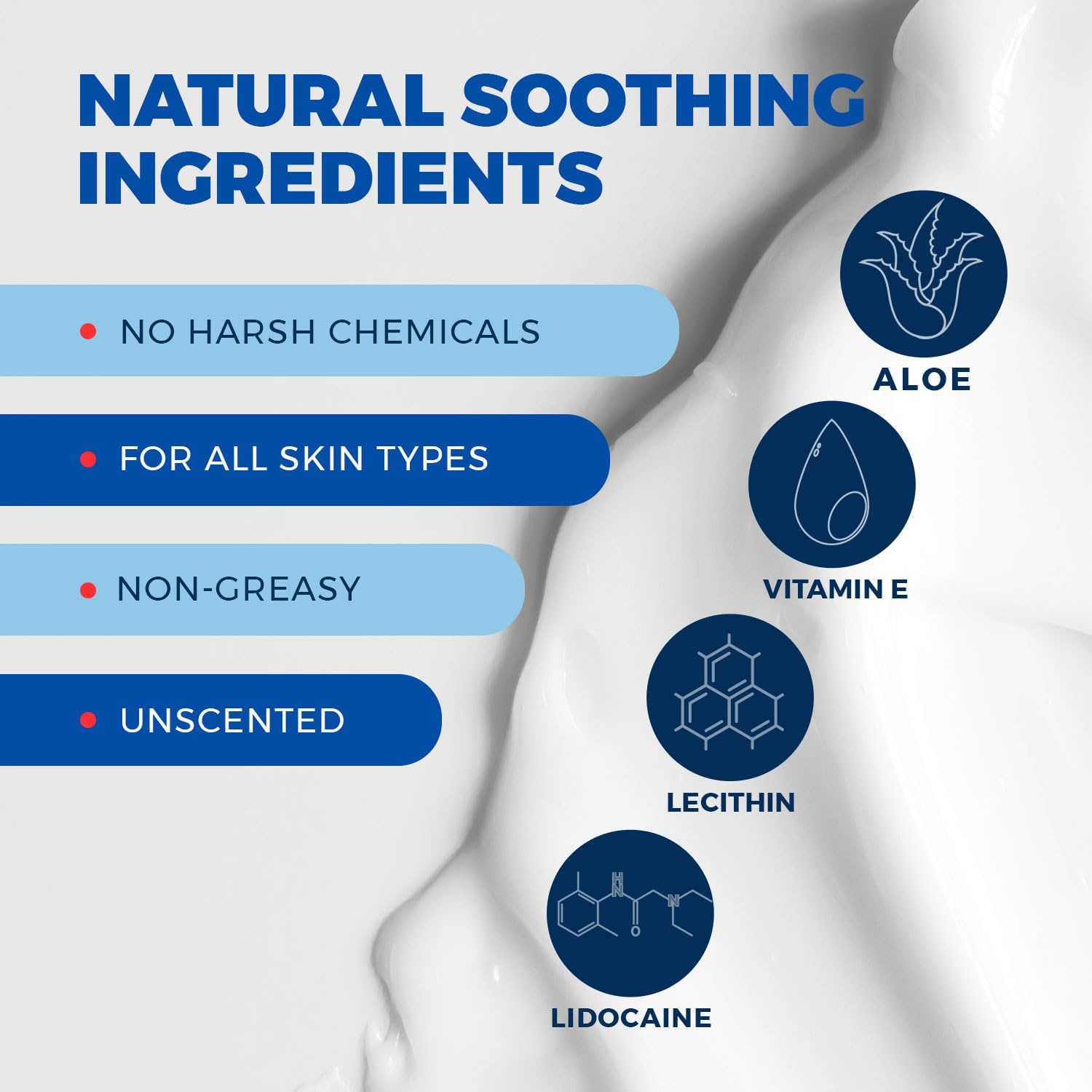 Clinical Resolution Numb Master 5% Lidocaine Numbing Cream – Maximum Strength Topical Anesthetic, Fast-Acting Pain Relief Burn Itch with Aloe Vera & Vitamin E, 4.2 oz - Image 4