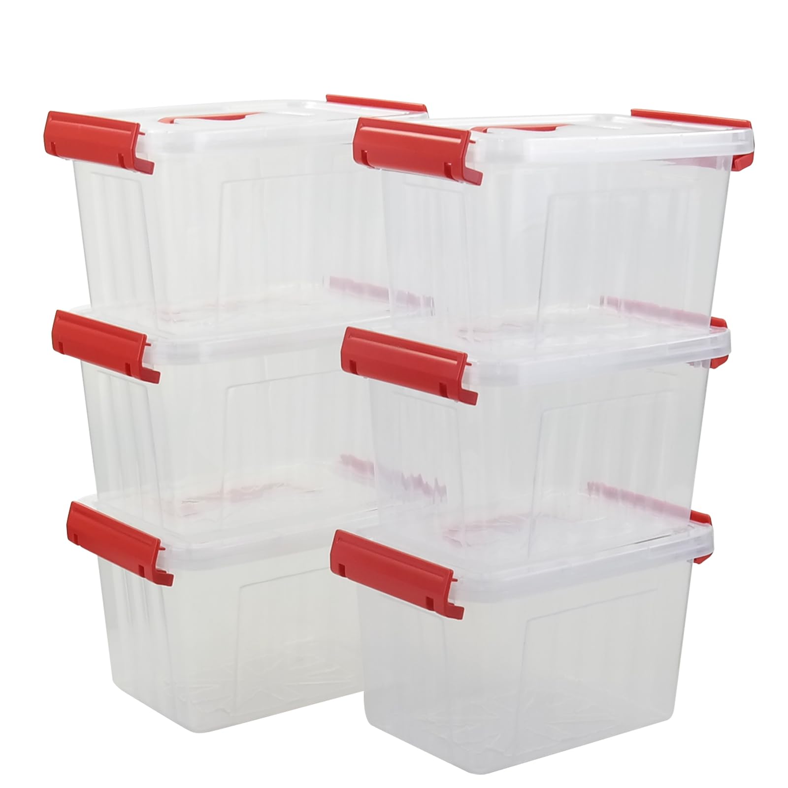 Amazon.com - Easymanie Mini Plastic Storage Box Bin with Handle, 3