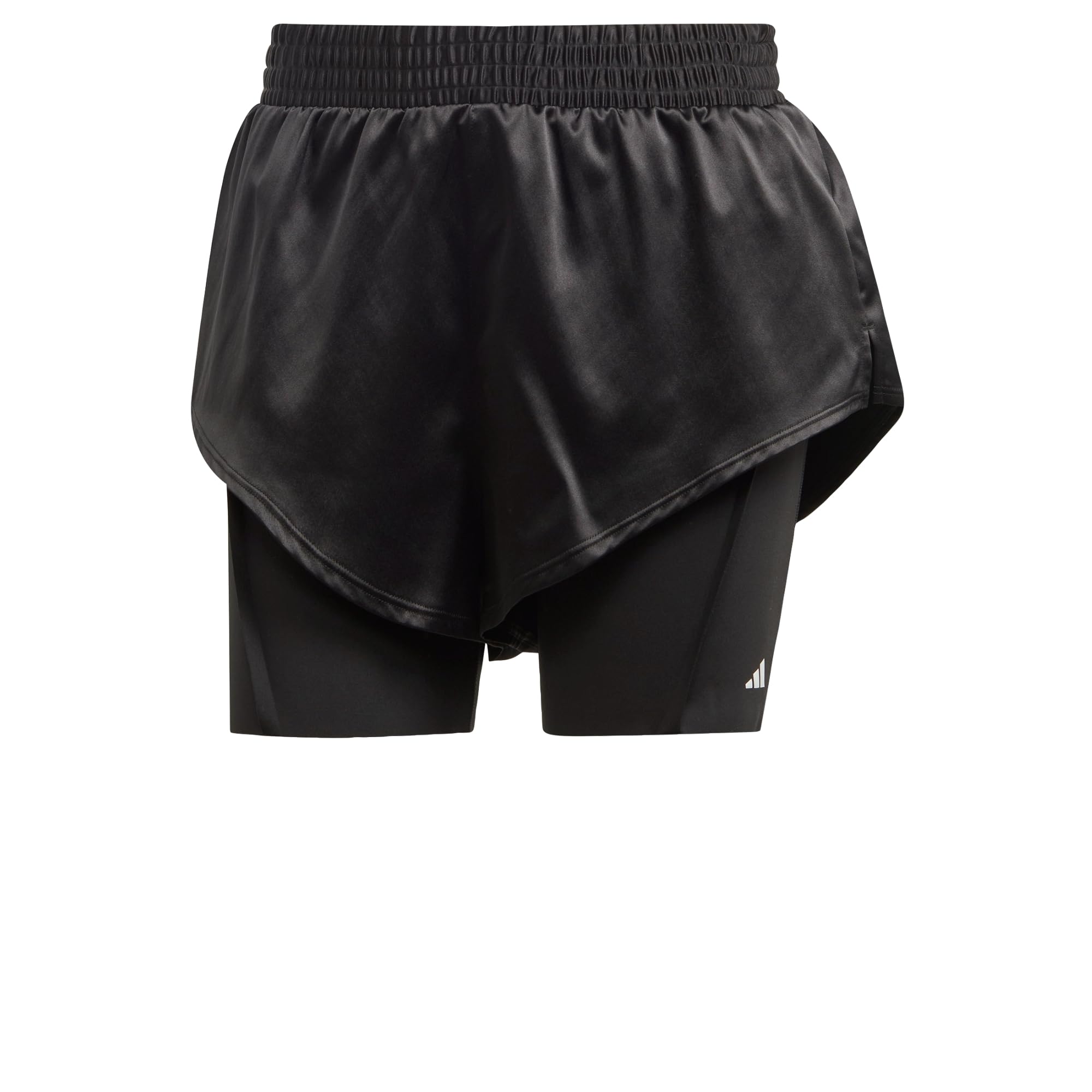 adidas Power 2IN1 SH Brand Shorts Black White