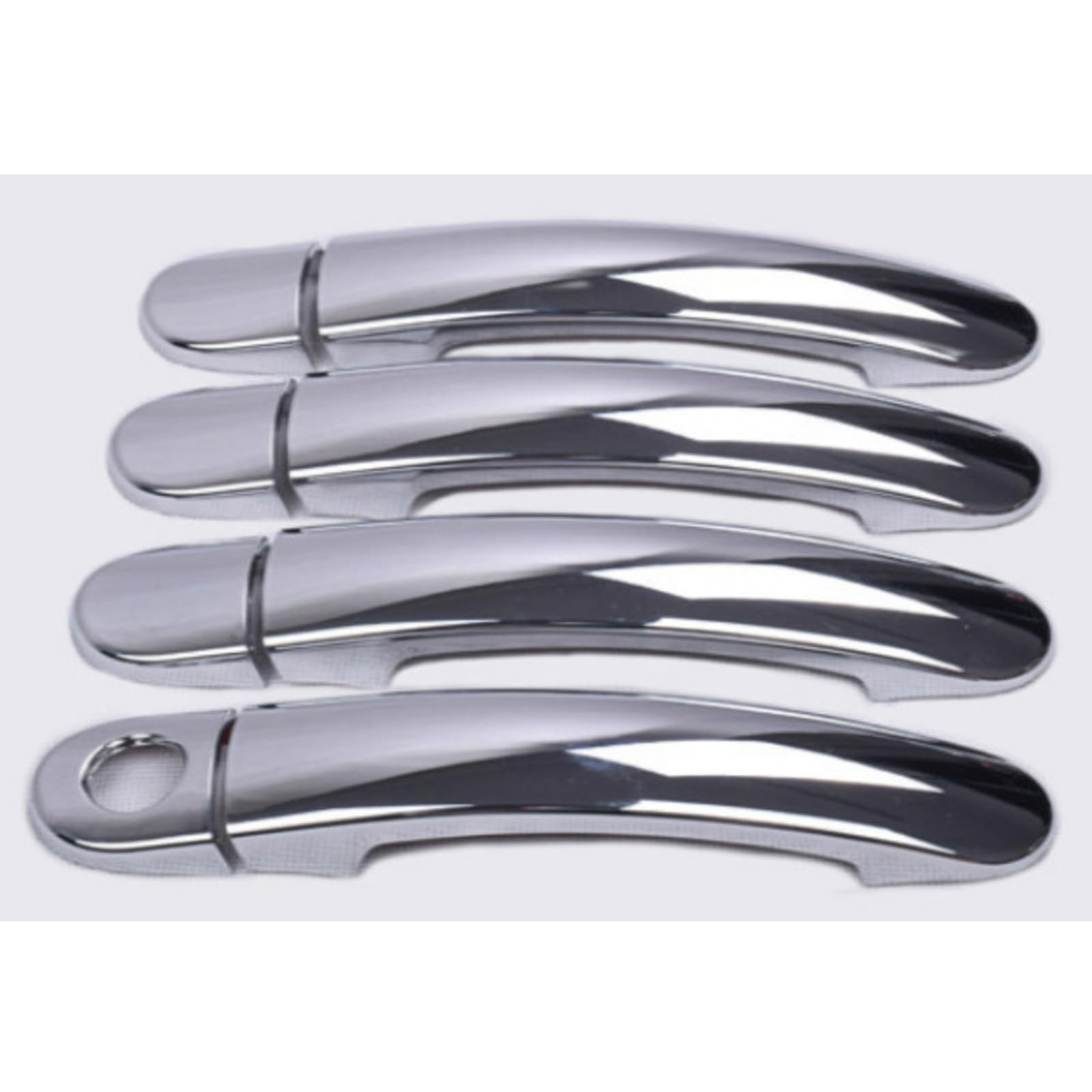 Couvre-poignée pour VW Jetta 2012-2016 en chrome argenté avec 1 trou de serrure