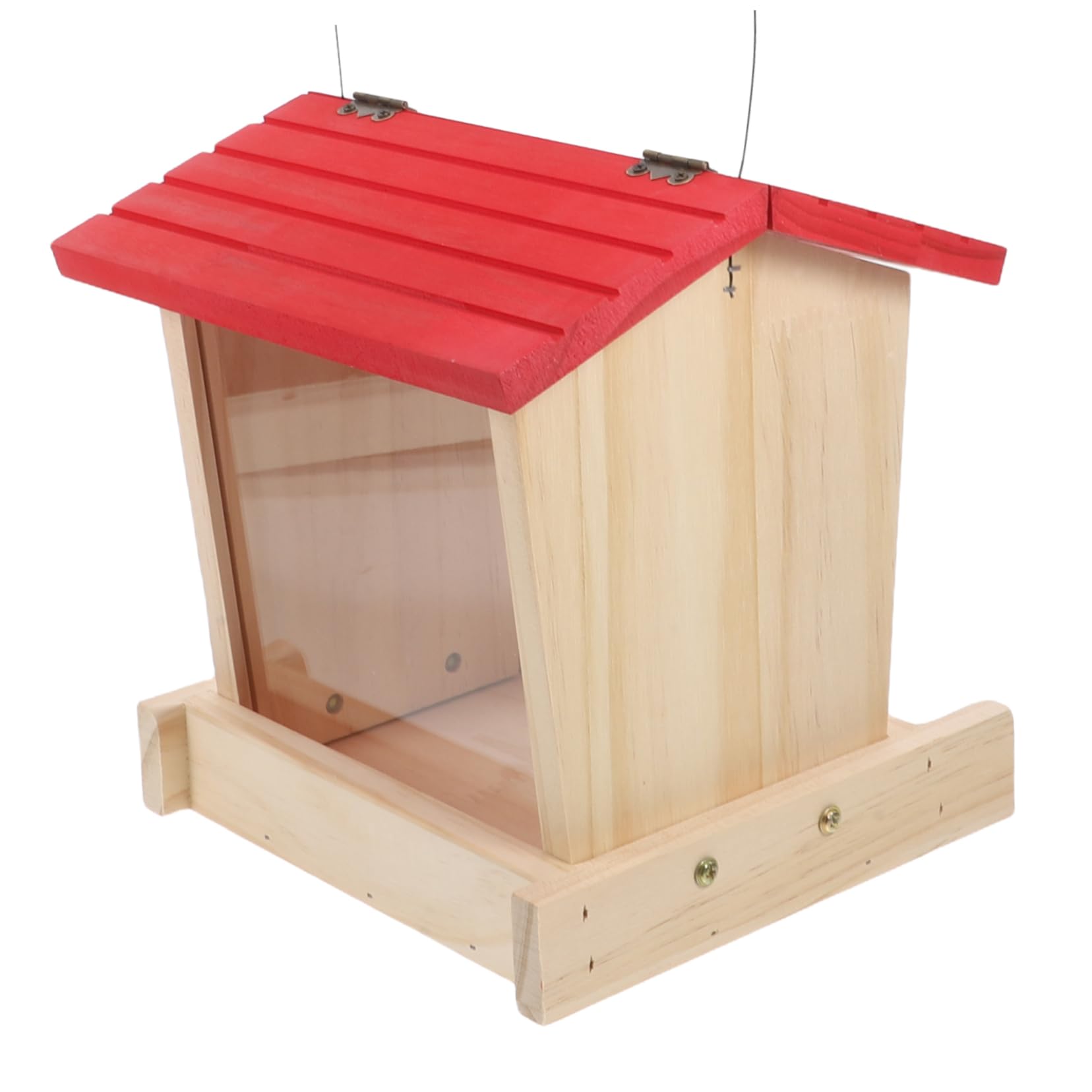 Mangiatoia Per Uccelli in Legno Sospesa Mangiatoia Per Uccelli Selvatici Posti Per e Balconi Utilizzo in Tutte Condizioni Atmosferiche