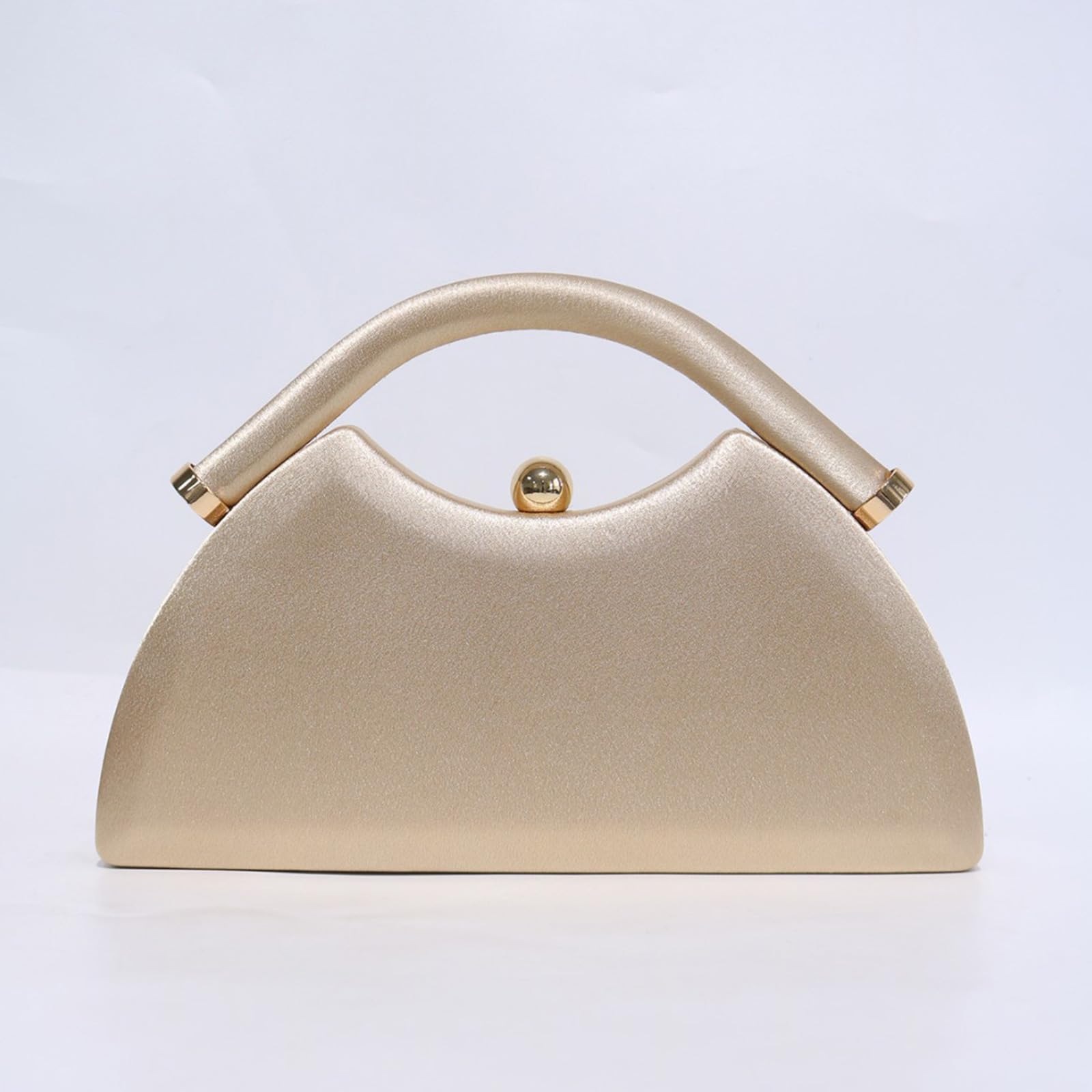 Bolso de noche triangular de satén con correa de cadena desmontable y cierre para mujer, para graduación, fiesta, boda, cena, bolso de noche de satén
